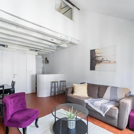 Ferienwohnung Joli Duplex Au Coeur Du Marais Paris Exterior foto