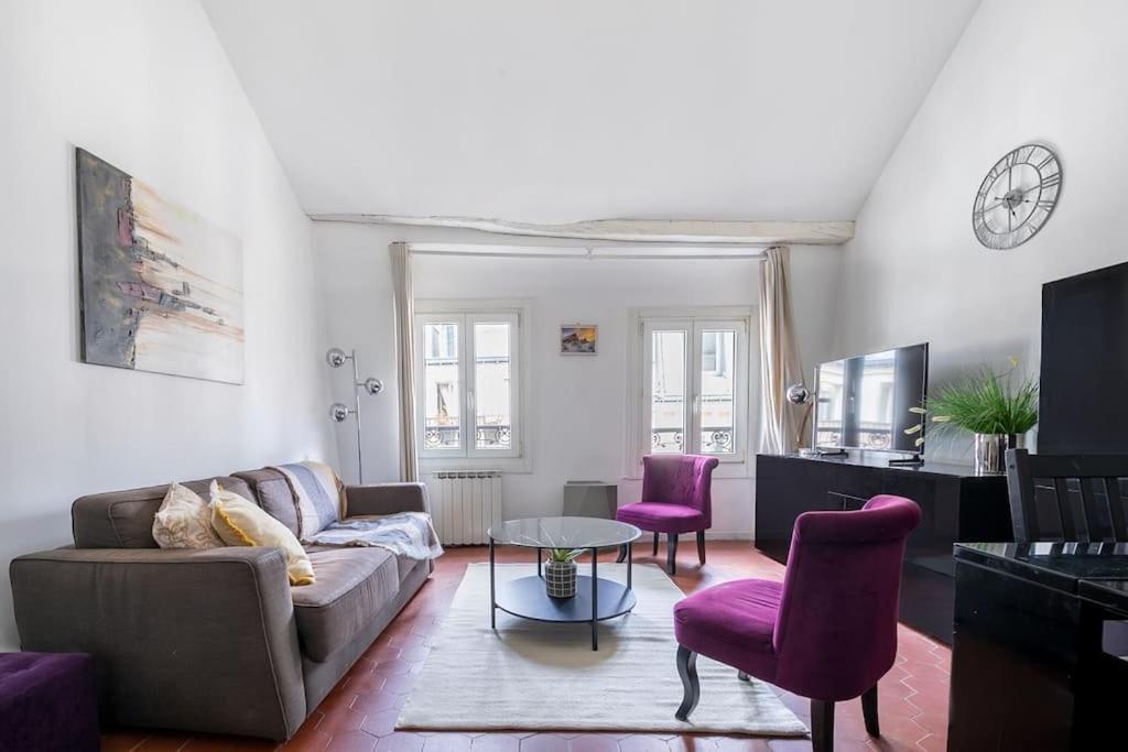 Ferienwohnung Joli Duplex Au Coeur Du Marais Paris Exterior foto